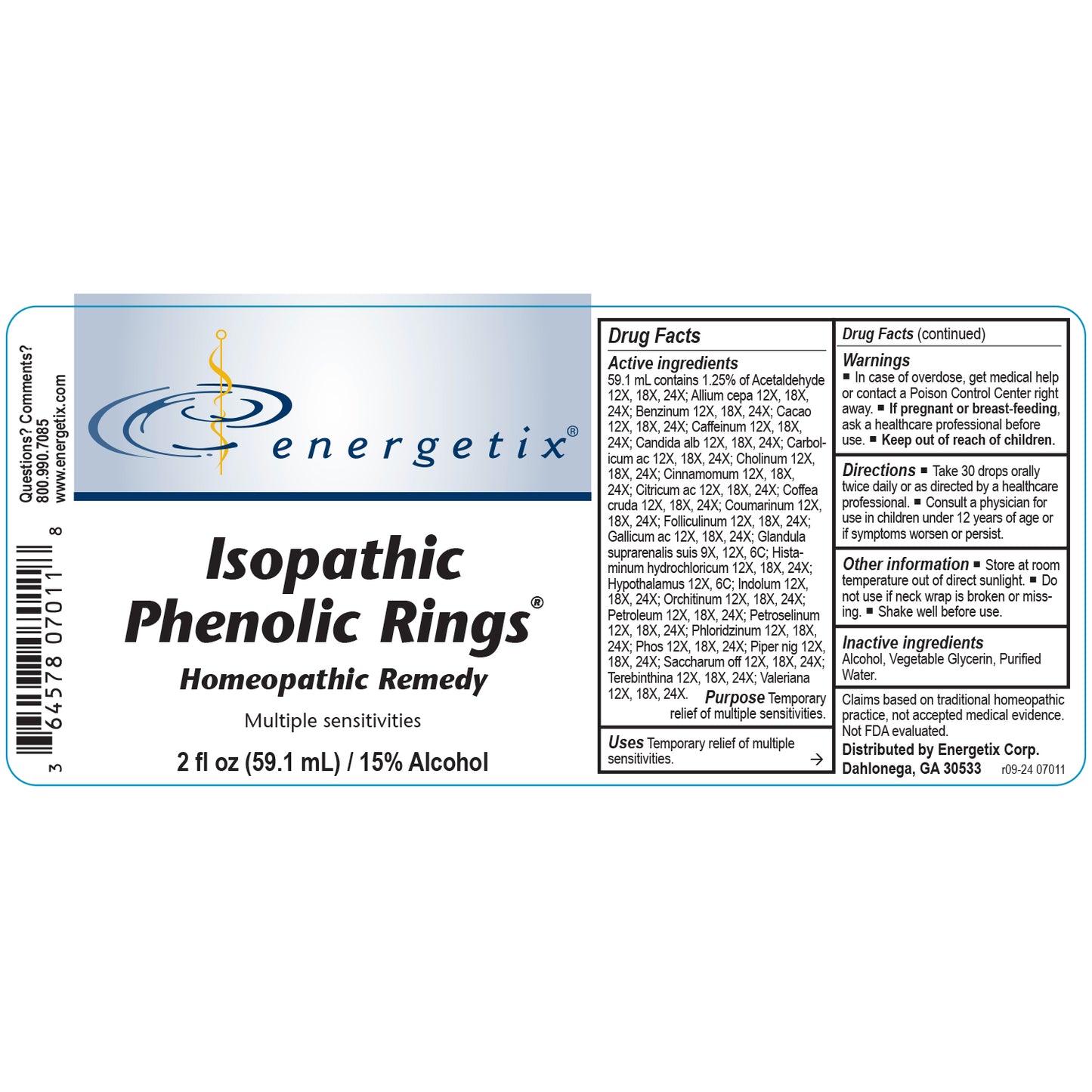 Isopathic Phenolic Rings®