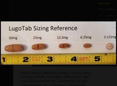 LugoTab Iodine