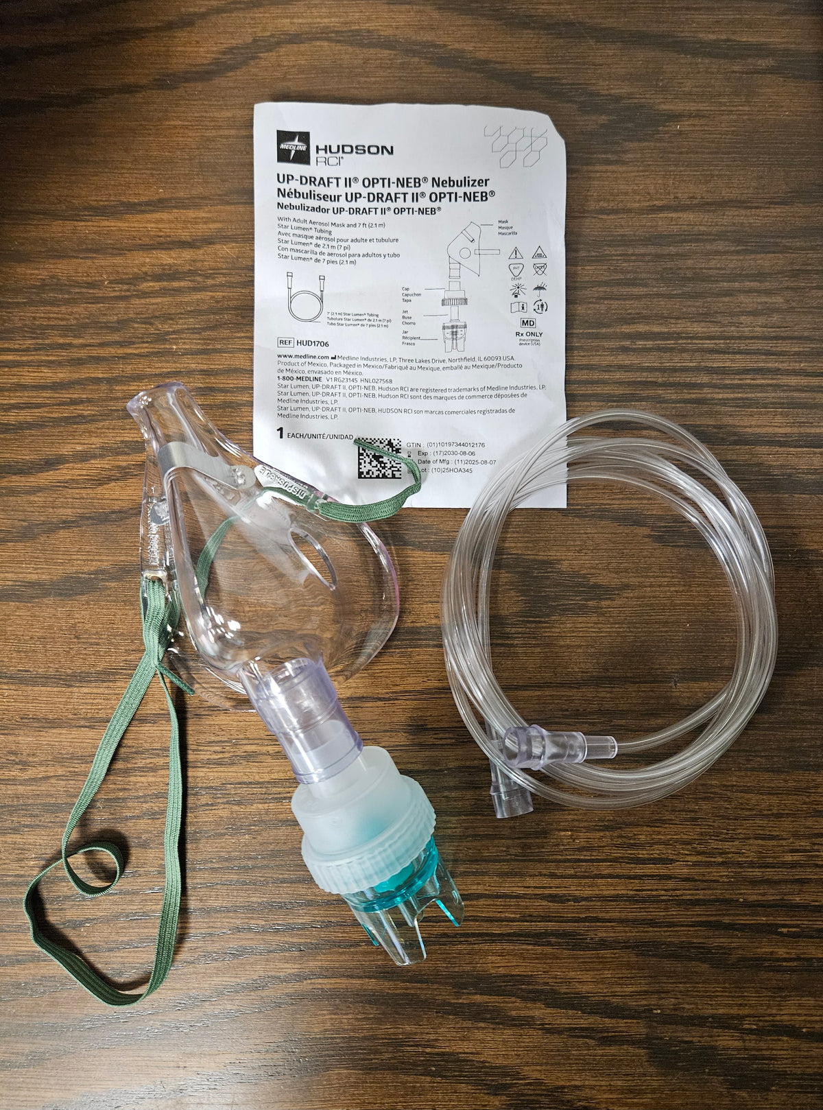 Nebulizer kit- adult Mask