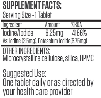 LugoTab Iodine