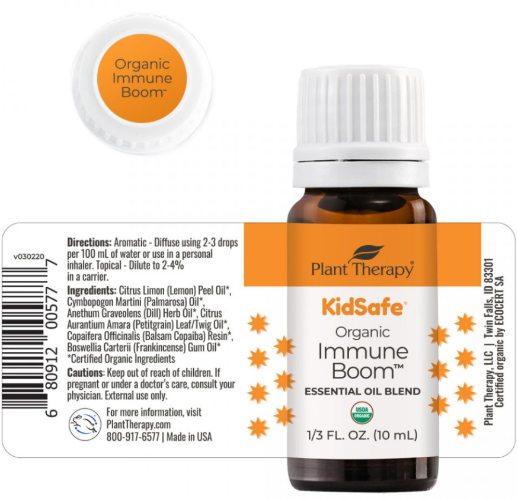 Organic Immune Boom KidSafe Essential Oil