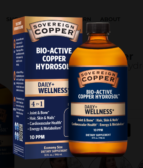 Bio-Active Copper Hydrosol